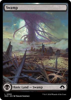 Swamp (0306) card from Modern Horizons 3