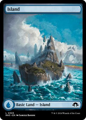 Island (0305) card from Modern Horizons 3
