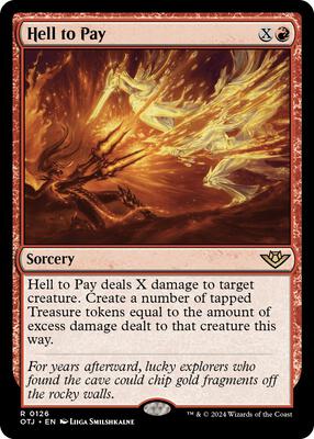 Hell to Pay card from Outlaws of Thunder Junction