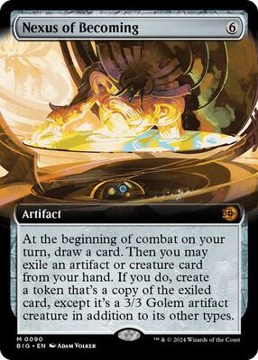 Nexus of Becoming (Extended Art) card from Outlaws of Thunder Junction: The Big Score