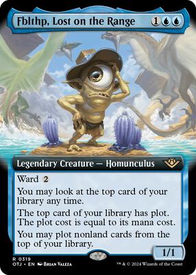 Fblthp, Lost on the Range (Extended Art) card from Outlaws of Thunder Junction