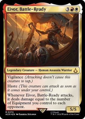 Eivor, Battle-Ready card from Universes Beyond: Assassin's Creed