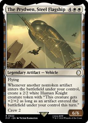 The Prydwen, Steel Flagship card from Universes Beyond: Fallout