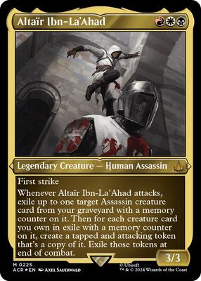 Altair Ibn-La'Ahad (Foil Etched) card from Universes Beyond: Assassin's Creed
