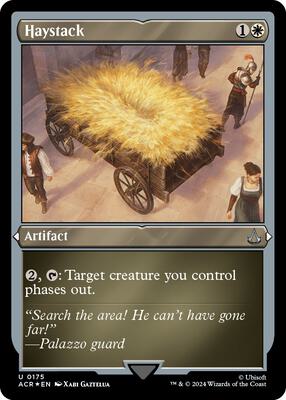 Haystack (Foil Etched) card from Universes Beyond: Assassin's Creed
