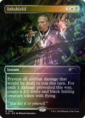 Inkshield (Rainbow Foil) card from Secret Lair Drop Series