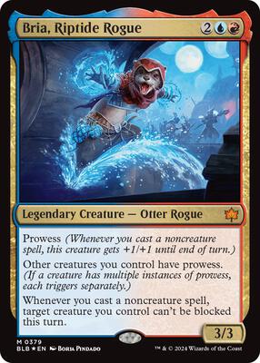 Bria, Riptide Rogue card from Bloomburrow
