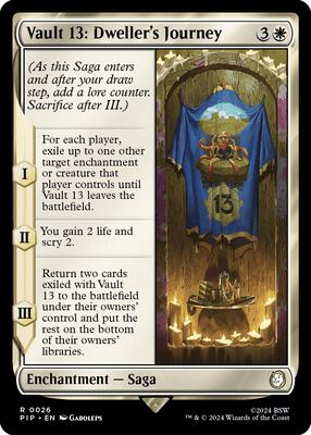Vault 13: Dweller's Journey card from Universes Beyond: Fallout