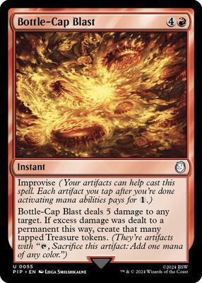 Bottle-Cap Blast card from Universes Beyond: Fallout