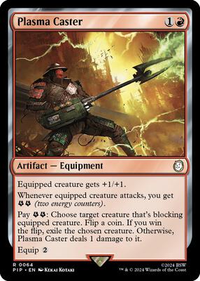 Plasma Caster card from Universes Beyond: Fallout