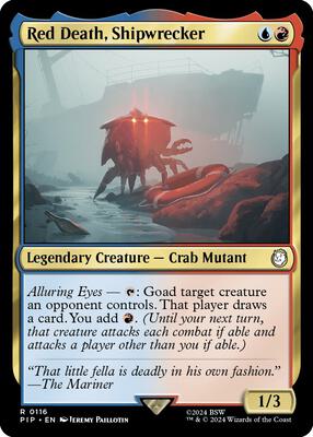 Red Death, Shipwrecker card from Universes Beyond: Fallout