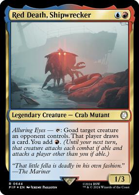 Red Death, Shipwrecker (Surge Foil) card from Universes Beyond: Fallout