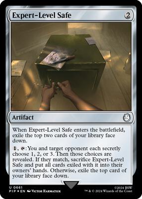 Expert-Level Safe (Surge Foil) card from Universes Beyond: Fallout
