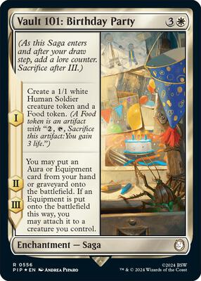 Vault 101: Birthday Party (Surge Foil) card from Universes Beyond: Fallout