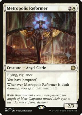 Metropolis Reformer card from Promo Pack: Murders at Karlov Manor