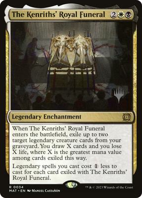 The Kenriths' Royal Funeral card from Promo Pack: Murders at Karlov Manor