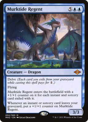 Murktide Regent card from Promo Pack: Murders at Karlov Manor