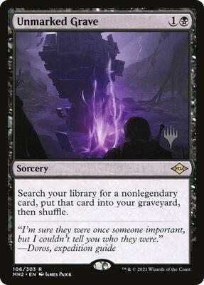 Unmarked Grave card from Promo Pack: Murders at Karlov Manor
