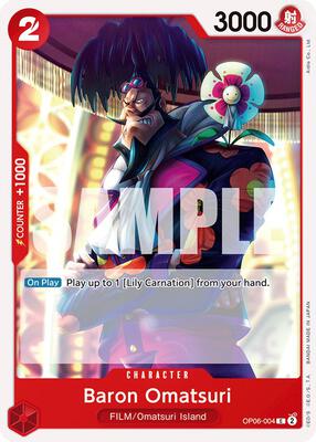 Baron Omatsuri card from Wings of the Captain