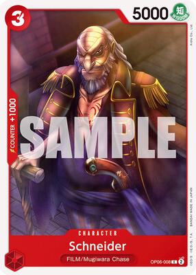 Schneider card from Wings of the Captain