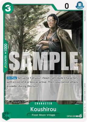 Koushirou card from Wings of the Captain