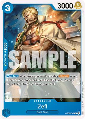 Zeff card from Wings of the Captain