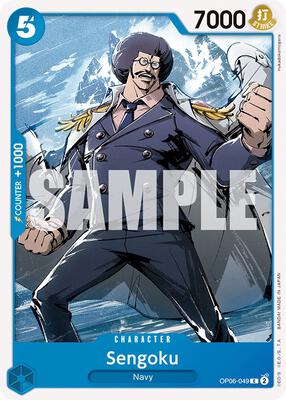 Sengoku card from Wings of the Captain