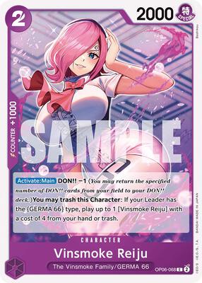 Vinsmoke Reiju (068) card from Wings of the Captain