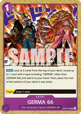 GERMA 66 card from Wings of the Captain
