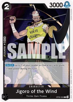 Jigoro of the Wind card from Wings of the Captain