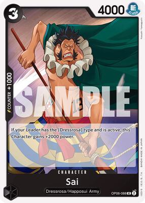 Sai card from Wings of the Captain