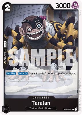 Taralan card from Wings of the Captain