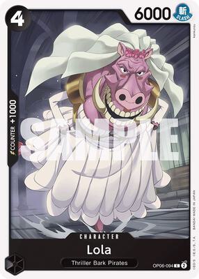 Lola card from Wings of the Captain
