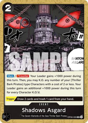 Shadows Asgard card from Wings of the Captain