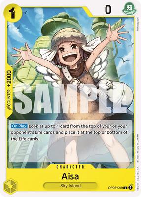 Aisa card from Wings of the Captain