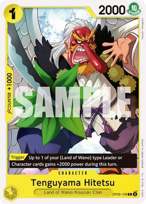 Tenguyama Hitetsu card from Wings of the Captain