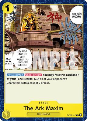 The Ark Maxim card from Wings of the Captain
