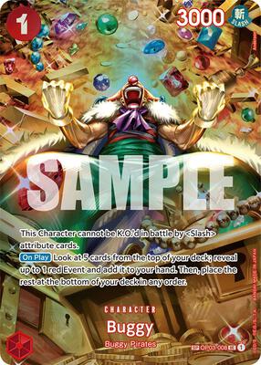 Buggy (SP) card from Wings of the Captain