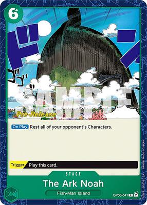The Ark Noah card from Wings of the Captain Pre-Release Cards
