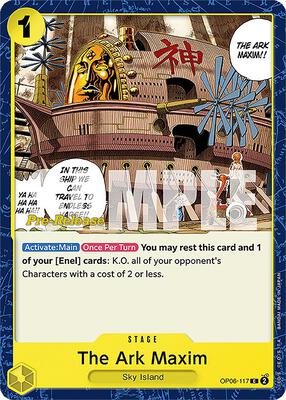 The Ark Maxim card from Wings of the Captain Pre-Release Cards