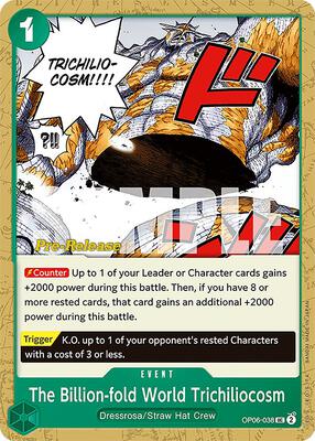 The Billion-fold World Trichiliocosm card from Wings of the Captain Pre-Release Cards