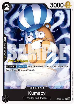 Kumacy card from Wings of the Captain Pre-Release Cards