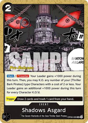 Shadows Asgard card from Wings of the Captain Pre-Release Cards