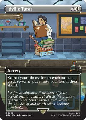 Idyllic Tutor (1636) card from Secret Lair Drop Series