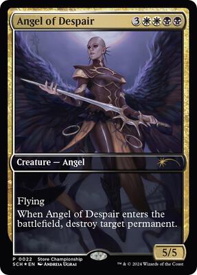 Angel of Despair card from Game Day & Store Championship Promos