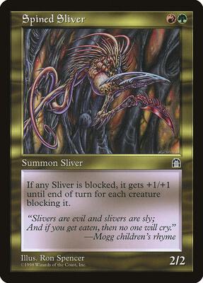Spined Sliver card from Stronghold