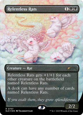 Relentless Rats (757) card from Secret Lair Drop Series