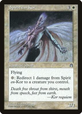 Spirit en-Kor card from Stronghold