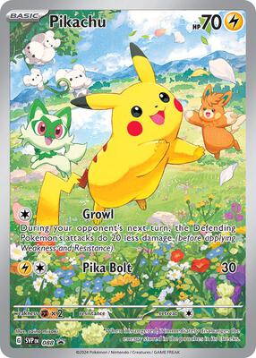 Pikachu - 088 card from SV: Scarlet & Violet Promo Cards