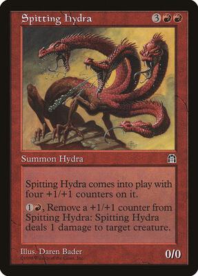 Spitting Hydra card from Stronghold